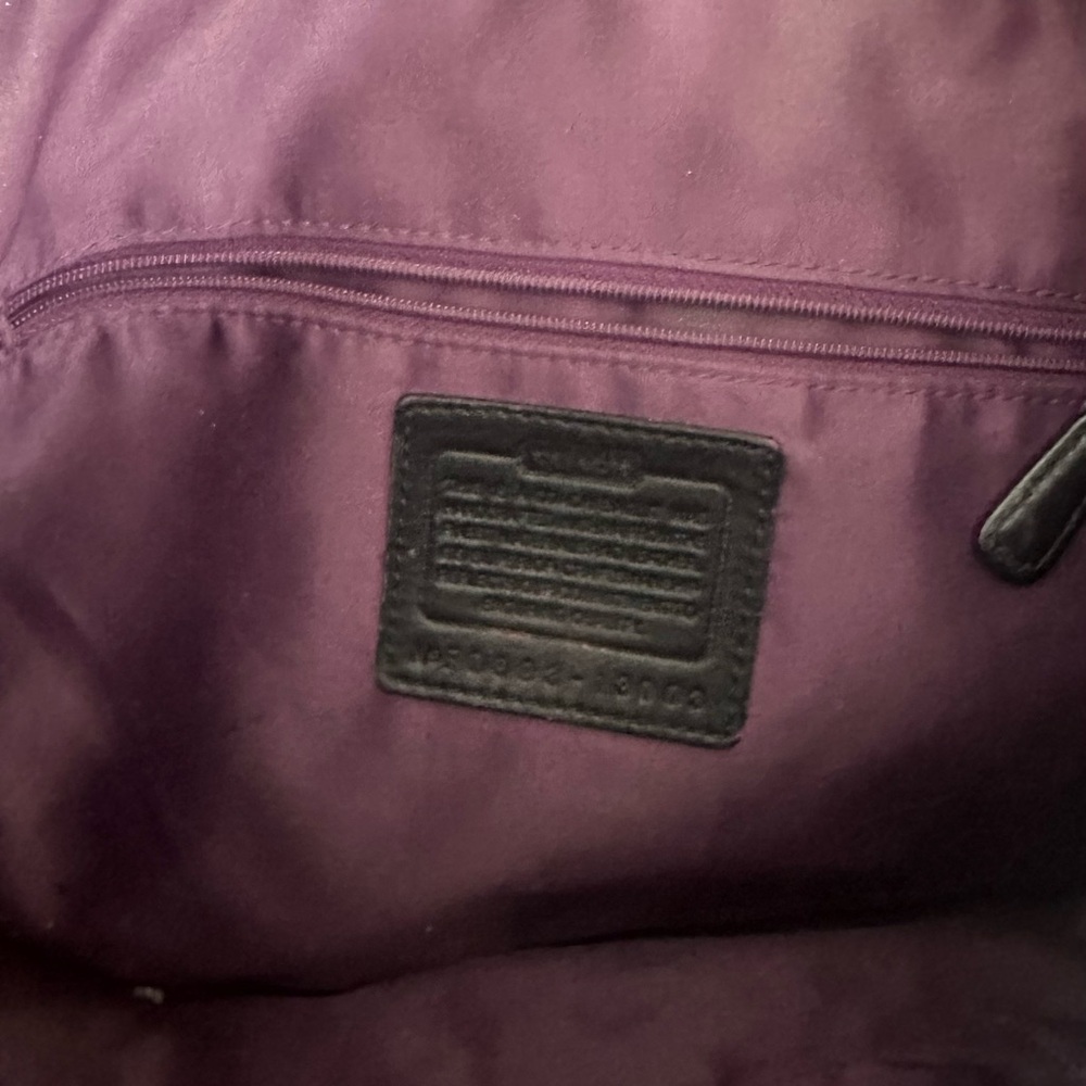 Coach Patchwork Hobo Bag in Black and Gray - Picture 3 of 5